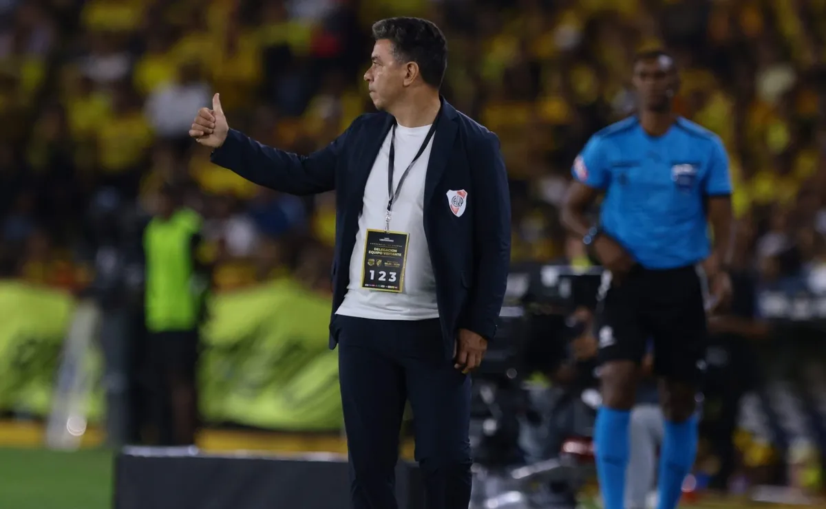 Gallardo se fue contento con el rendimiento de su nuevo esquema.