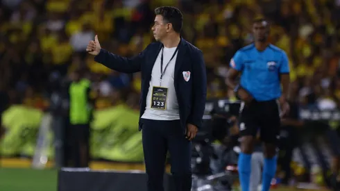 Gallardo se fue contento con el rendimiento de su nuevo esquema.