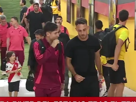 ¿Talismán? La presencia inesperada que tuvo el plantel de River en Ecuador