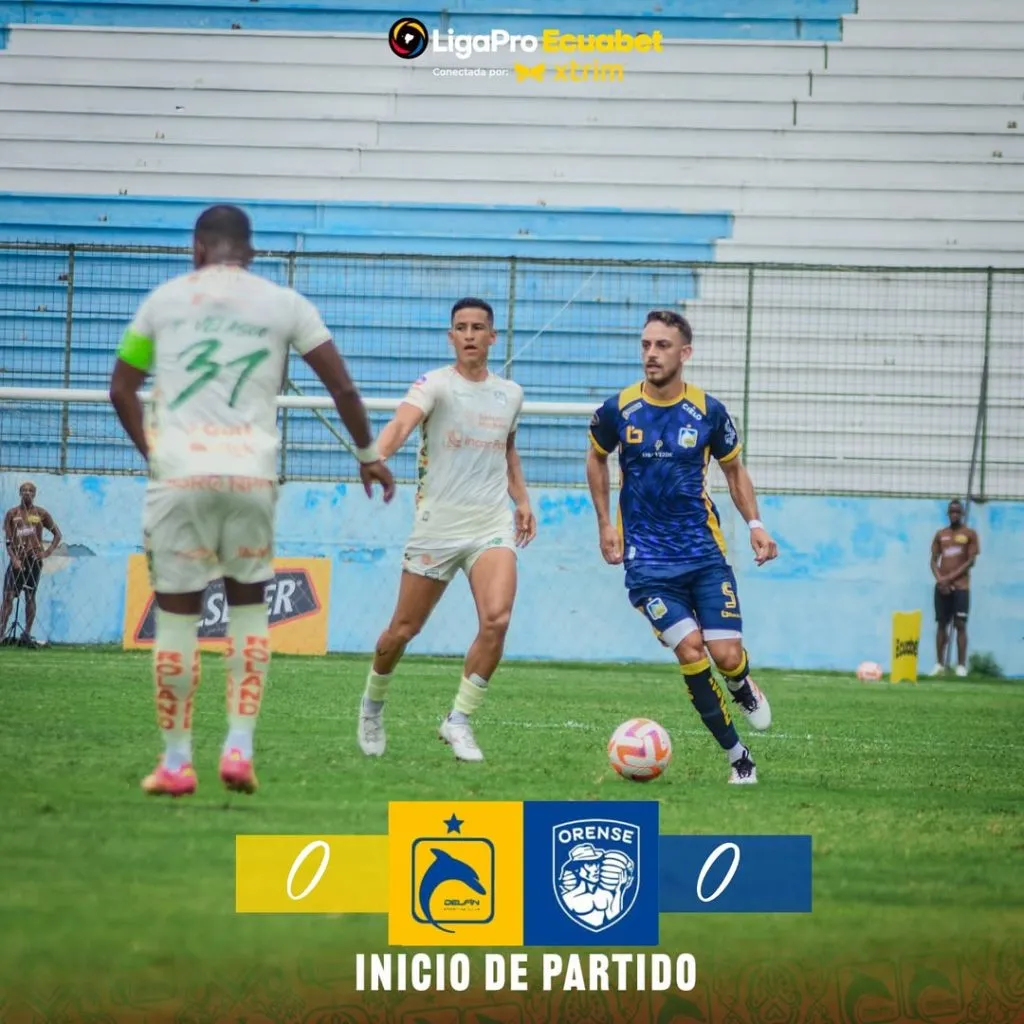 Nahuel Gallardo, en acción en Ecuador (Foto: Delfín SC).