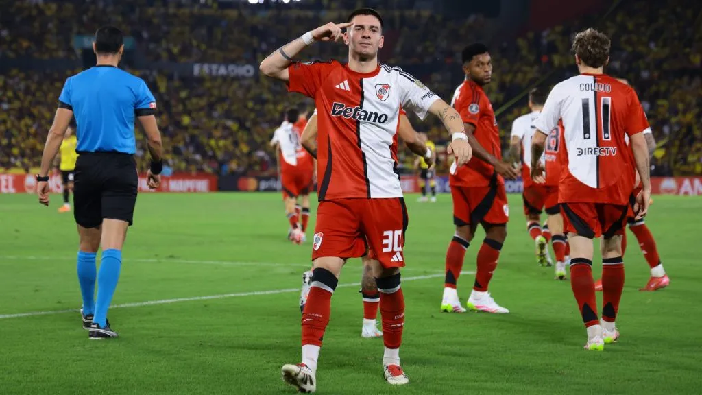 Mastantuono brilla cada vez más en River y su futuro es europeo.