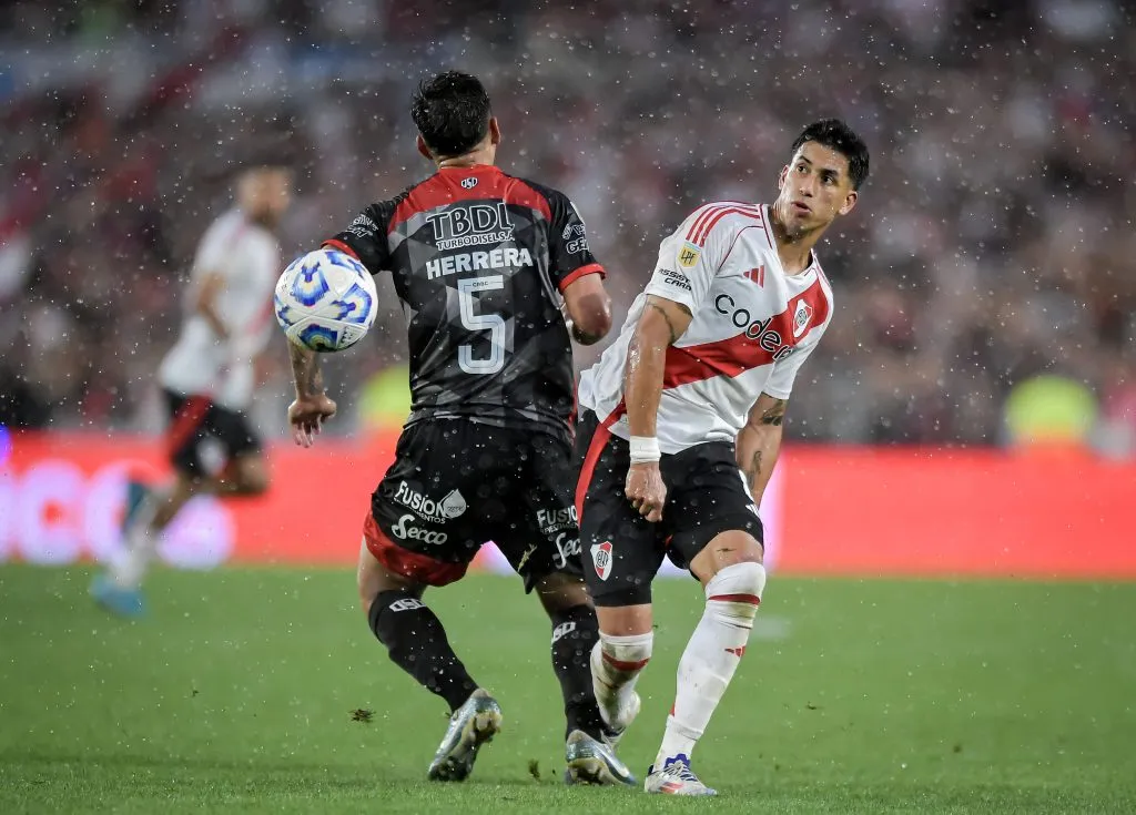 River y Barracas se cruzan en el Monumental. (Getty)