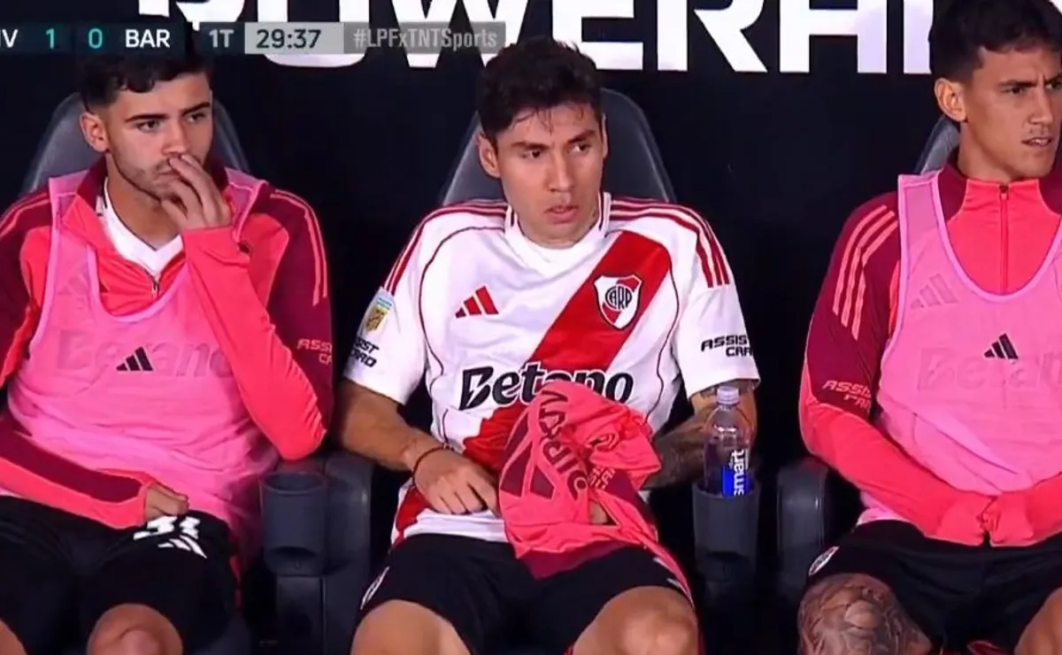 Montiel, lesionado y lleno de bronca.