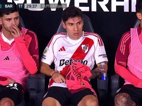 Alarmas encendidas en River: Montiel salió lesionado ante Barracas