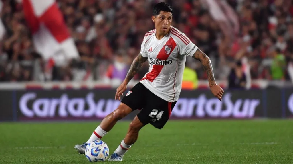 Enzo, el más experimentado de River.