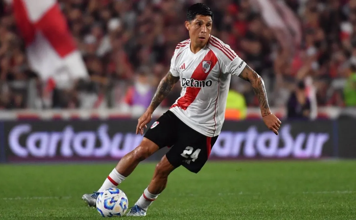 Enzo, el más experimentado de River.