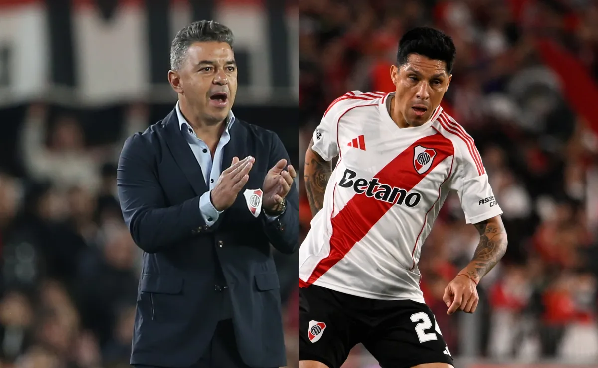 Gallardo se rindió ante Enzo Pérez.