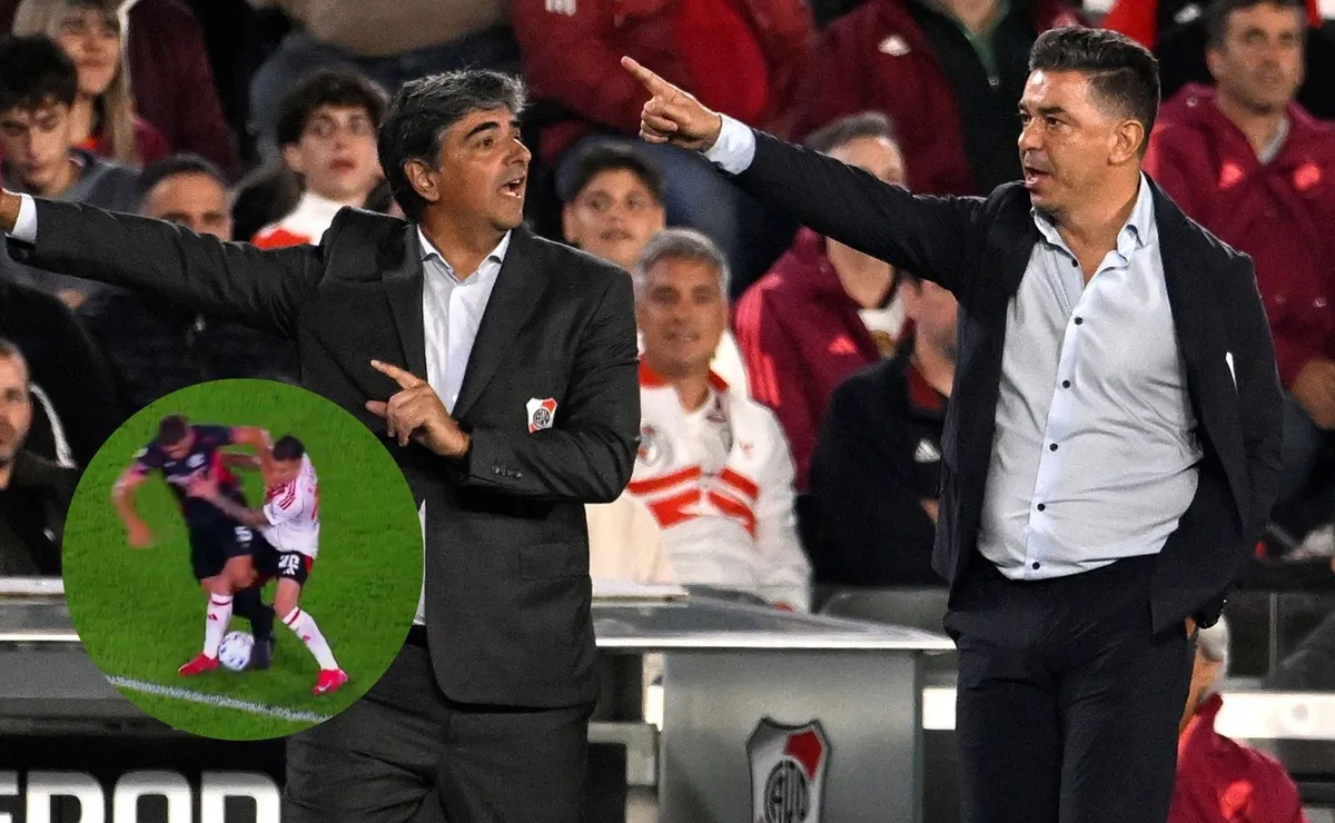 Qué dijo Gallardo del gol anulado.