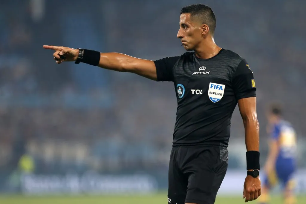 Falcón Pérez será el árbitro de River vs. Platense en el Monumental. (Getty Images)