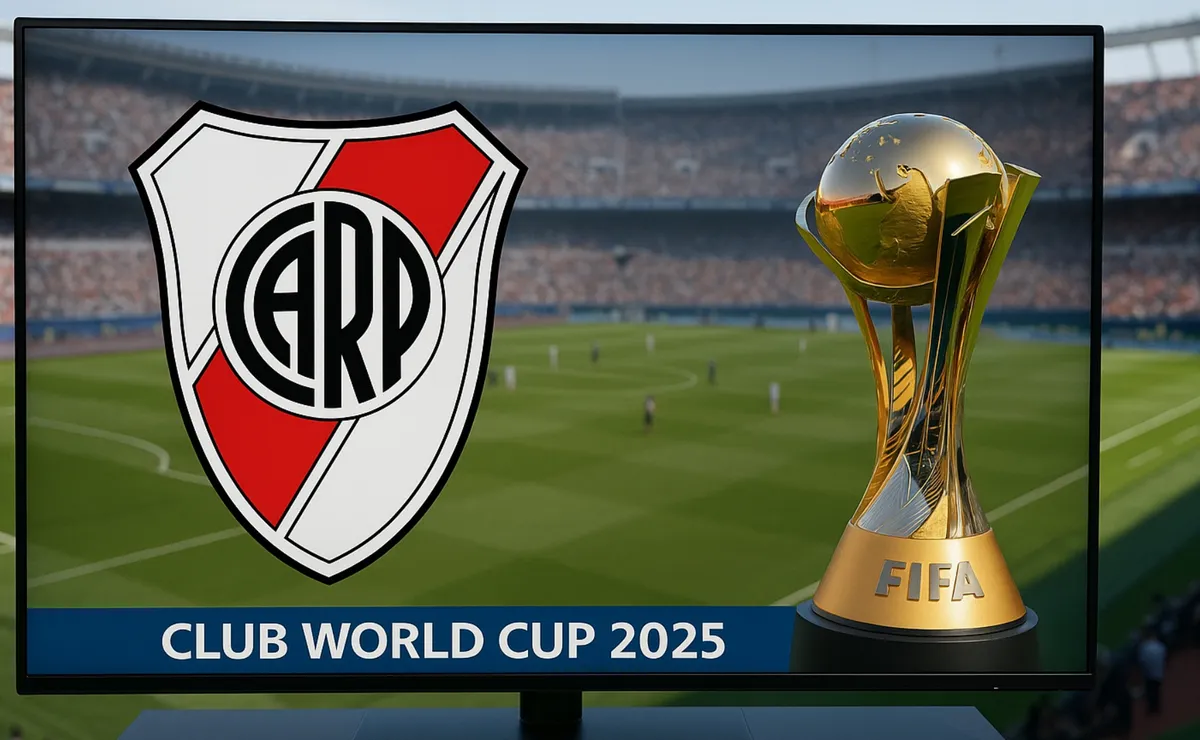 Donde ver a River por TV en el Mundial de Clubes 2025 (Imagen generada con ChatGPT).