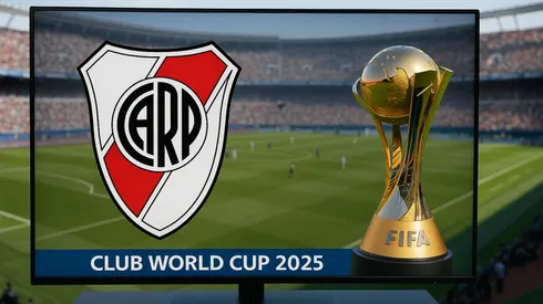 Donde ver a River por TV en el Mundial de Clubes 2025 (Imagen generada con ChatGPT).