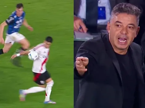 Polémica: el gol anulado a Borja vs. IDV que generó el enojo de Gallardo