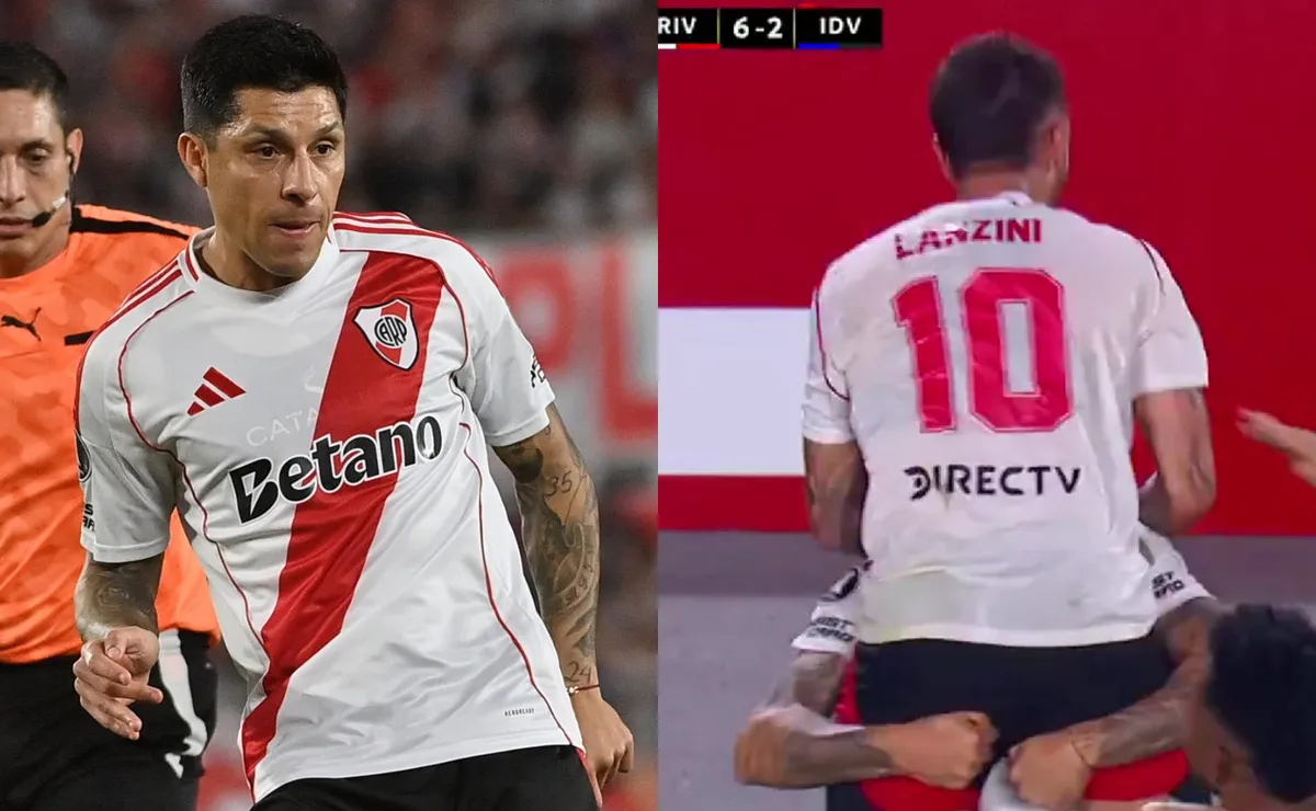 El gesto de Enzo con Manu.