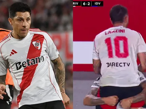 VIDEO | El gesto de Enzo Pérez con Lanzini tras su gol vs. IDV