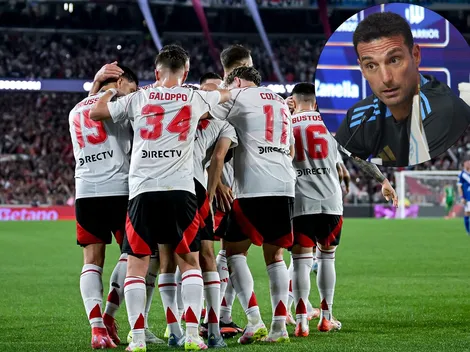 Inesperado pedido de un hincha de River para Scaloni: "Llevalo a la Selección"