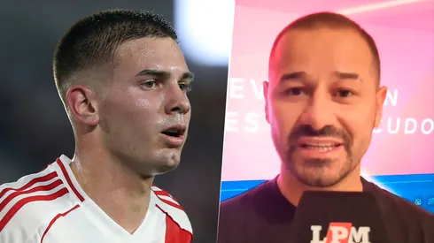 El uruguayo llenó de elogios al pibe de River.