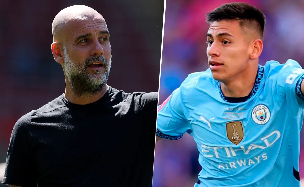 Guardiola elogió el gol de Echeverri en el Mundial de Clubes.