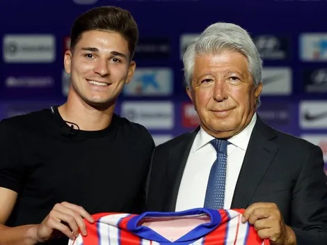 ¿Qué dijo? La frase tajante del presidente de Atlético Madrid sobre el futuro de Julián Álvarez