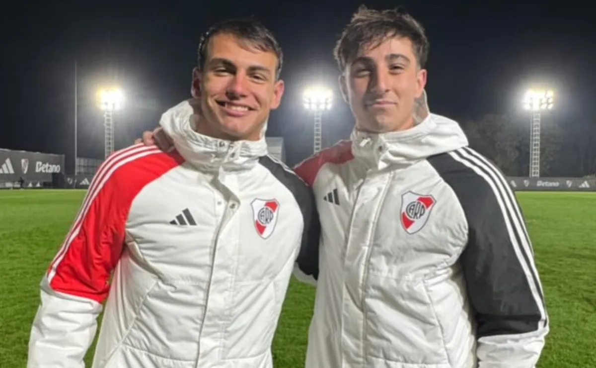 Bautista Dadín y Joaquín Freitas, goleadores del Superclásico de Reserva que River la gano a Boca.