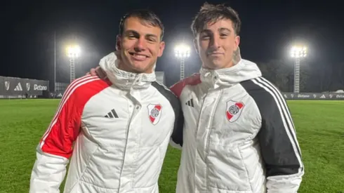 Bautista Dadín y Joaquín Freitas, goleadores del Superclásico de Reserva que River la gano a Boca.