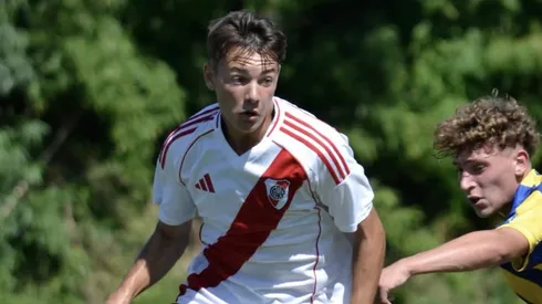Santino Giletti, otra joyita de River (Foto: @ph_iobitler).