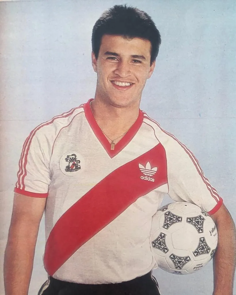 Borghi jugó en River entre 1988 y 1989 (Foto: EL Gráfico).