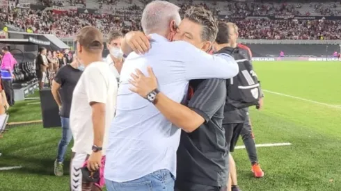 Omar Labruna y Marcelo Gallardo en River.