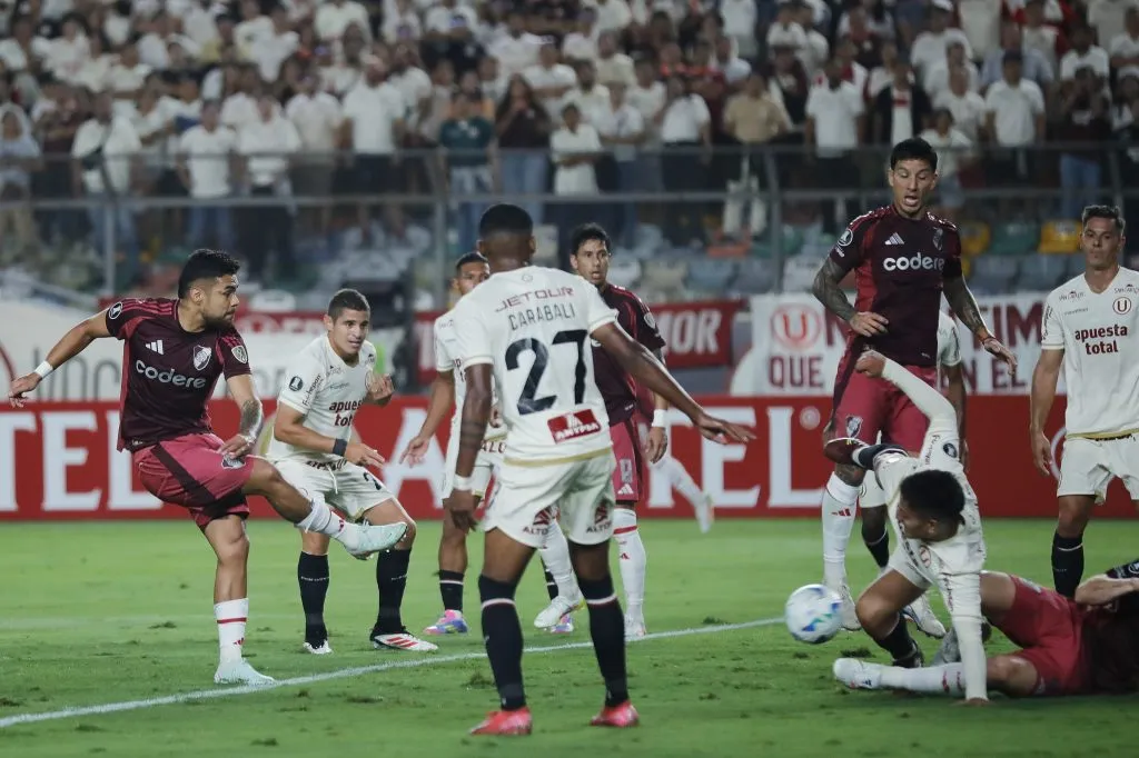 En el primer partido, River ganó en Perú frente a Universitario. (Getty Images)