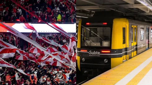 Habrá subtes a la salida del Monumental.