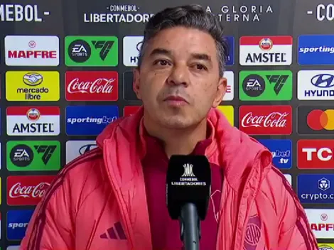 Gallardo: el mensaje antes del partido y qué dijo sobre Mastantuono a la Selección