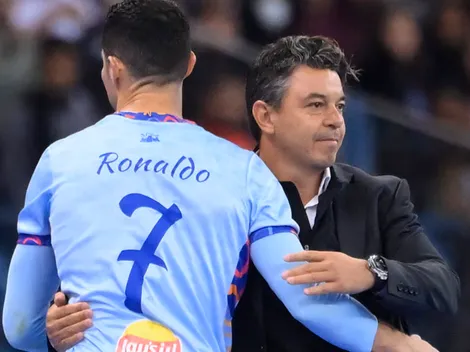 El día que Gallardo conoció y habló con Cristiano Ronaldo