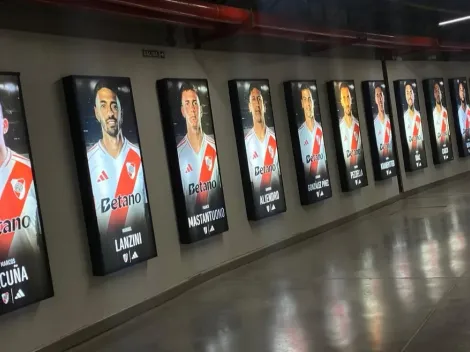 Se vienen cambios en las gigantografías de los jugadores de River