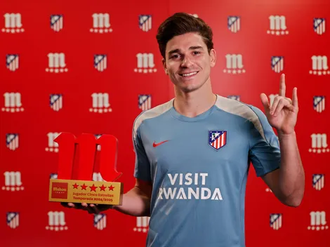 El gran reconocimiento que recibió Julián Álvarez en Atlético de Madrid