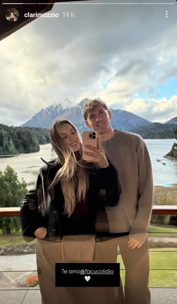 Las vacaciones de Colidio (Foto: Instagram).