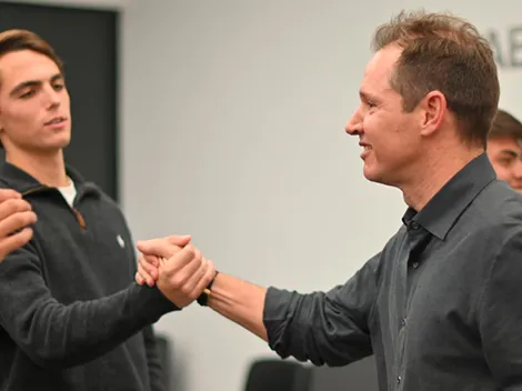 Jorge Brito se reunió con cinco juveniles de River: la razón