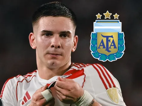 Oficial: Mastantuono fue convocado a la Selección y River le dedicó un posteo