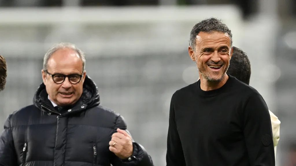 Luís Campos junto a Luis Enrique (Foto: Getty)