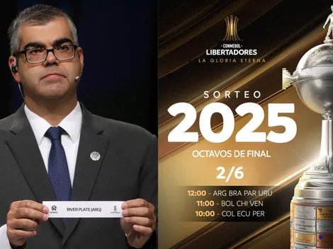 Se sortearon los octavos de final y River ya conoce el cuadro de la Libertadores 2025