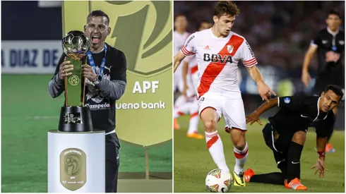 Sergio Aquino vs River como jugador y próximamente como DT de Libertad de Paraguay.