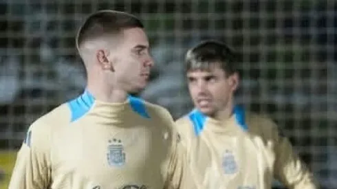 Mastantuono con la Albiceleste.