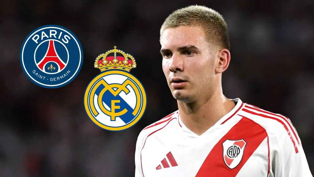 Mastantuono, entre PSG y Real Madrid.