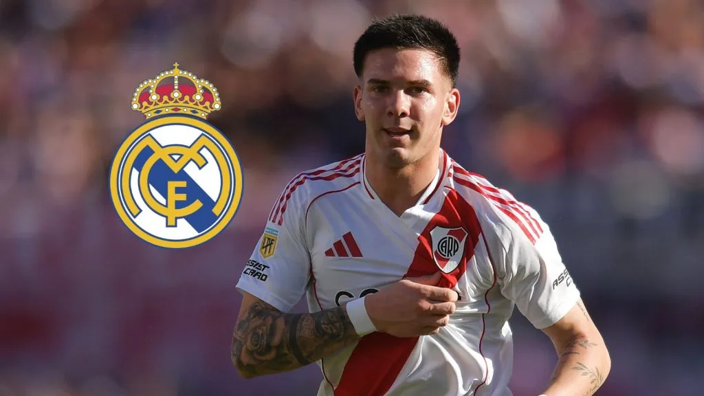 Mastantuono se irá de River en agosto tras cumplir 18 años. (Getty Images)