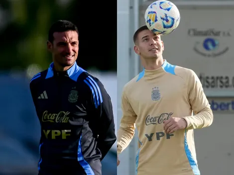 ¿Qué dijo? Scaloni anticipó si Mastantuono puede debutar vs. Chile