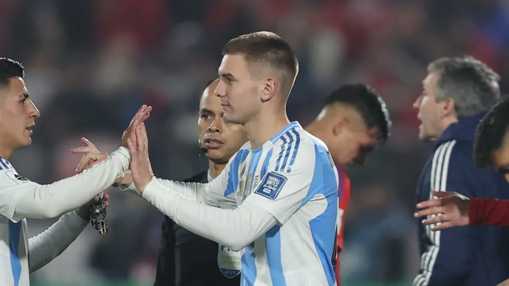 Mastantuono hizo su debut con Argentina.