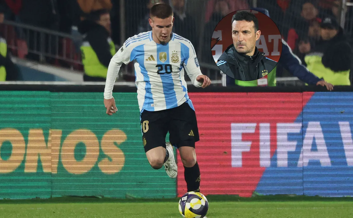 Scaloni bancó a Mastantuono.