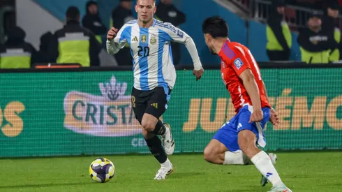 Mastantuono, el más joven en debutar en la Selección Argentina.