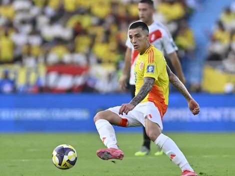 Kevin Castaño fue titular en Colombia vs. Perú: así fue su partido