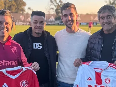 Andrés D'Alessandro, la visita especial que tuvo el entrenamiento de River: su foto con Gallardo