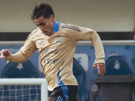 Otro de River para la Selección: el juvenil que se entrenó junto a la mayor