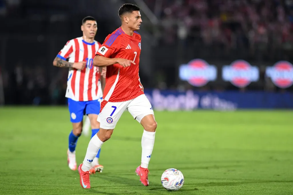 Lucas Cepeda la rompió contra Argentina. (Getty)